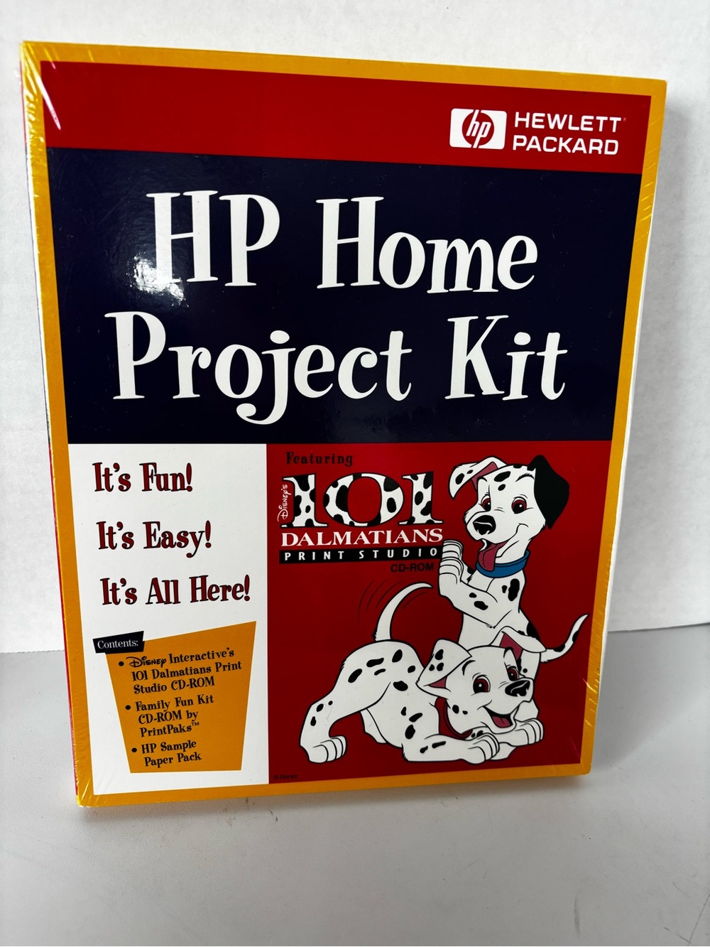 Sealed Hewlett Packard Home Project Kit 101 Dalmatians